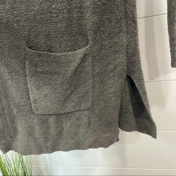 Barefoot Dreams CozyChic Lite Hooded Cardigan Medium - Picture 5 of 11